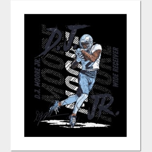 D.J. Moore Carolina Toe Tap Posters and Art